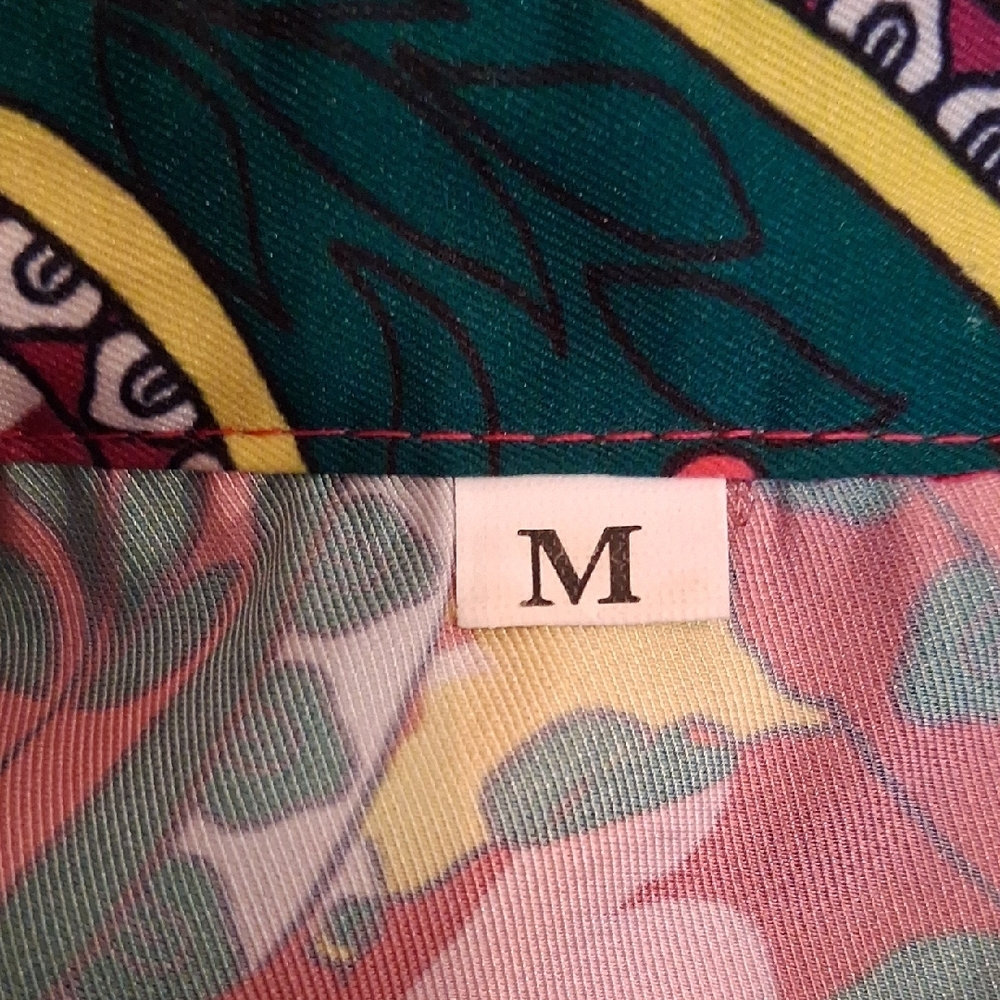 SHEIN Multicolor Paisley Wrap Blouse. NWOT Size Medium - Picture 10 of 13